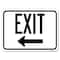 Signmission Exit With Left Arrow 2 Heavy-Gauge Aluminum Rust Proof Parking Sign, 18" H, 24" L, A-1824-24049 A-1824-24049 - alternate 1